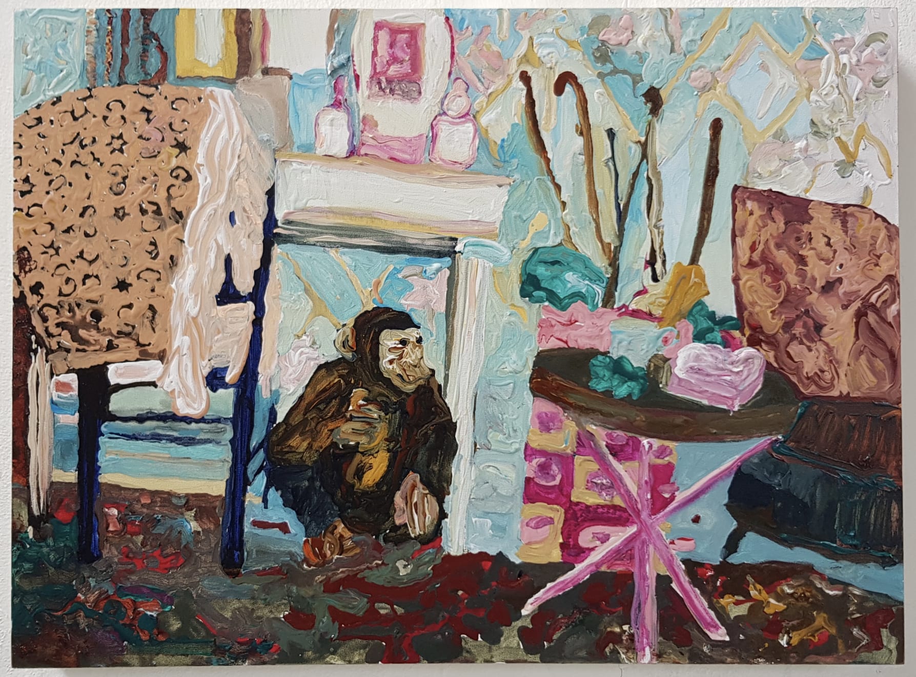 Rhiannon Salisbury, Stuffed Monkey, 2019