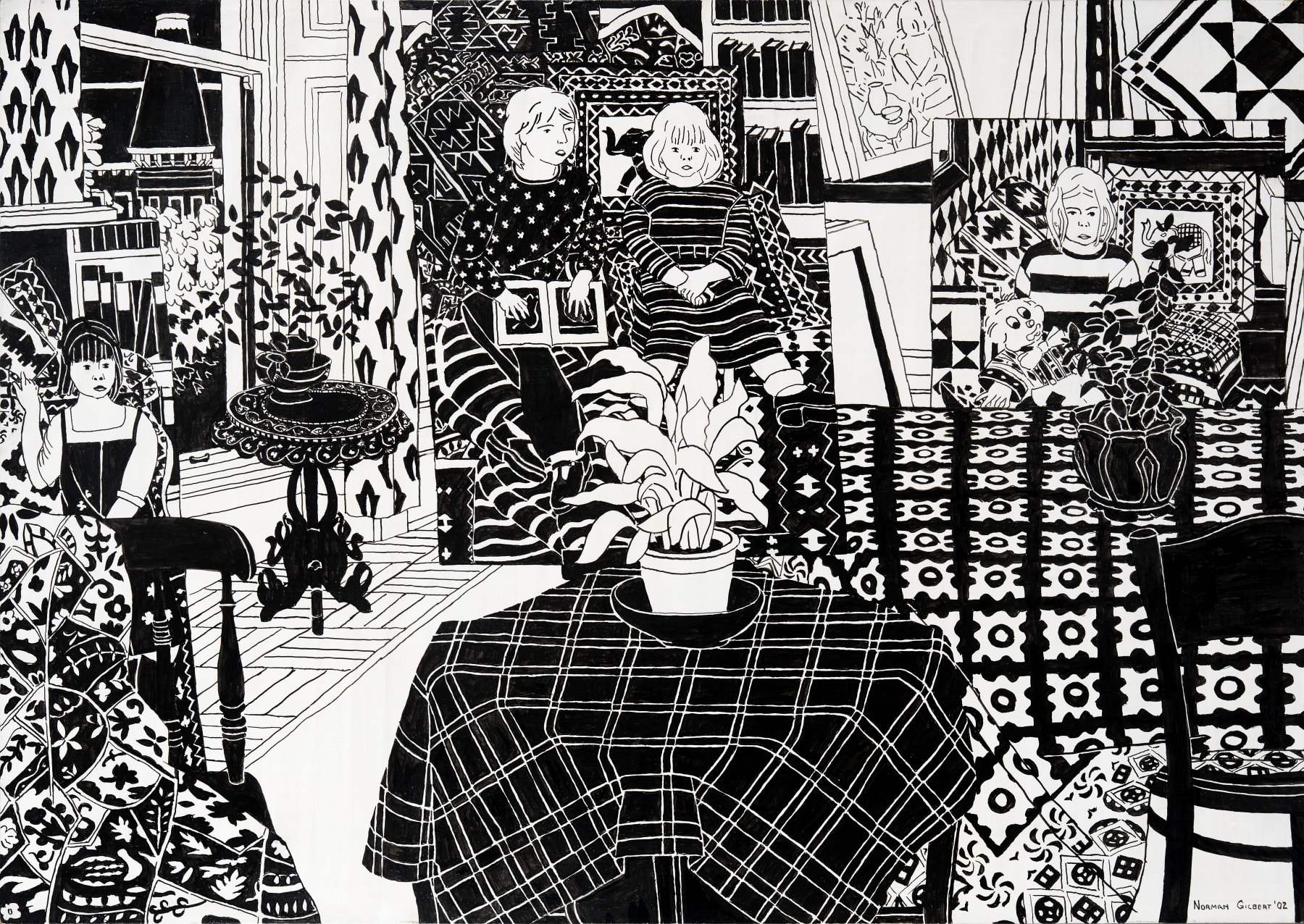 Norman Gilbert, Pictures in Studio B&W, 2002
