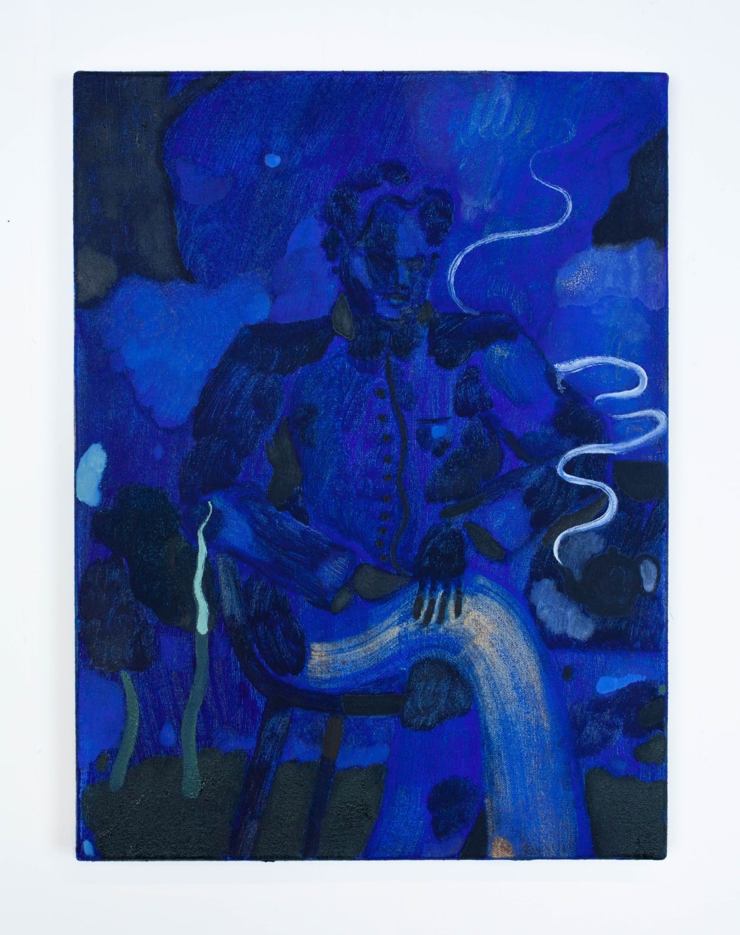 James Owens, Portrait of a Patient Gentleman, 2021 Arusha Gallery