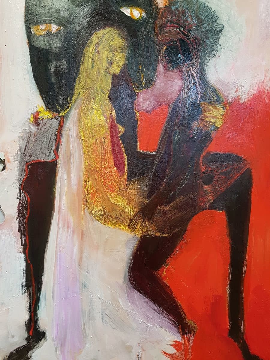 Kate Walters, Wounded Angel with Wounded Man