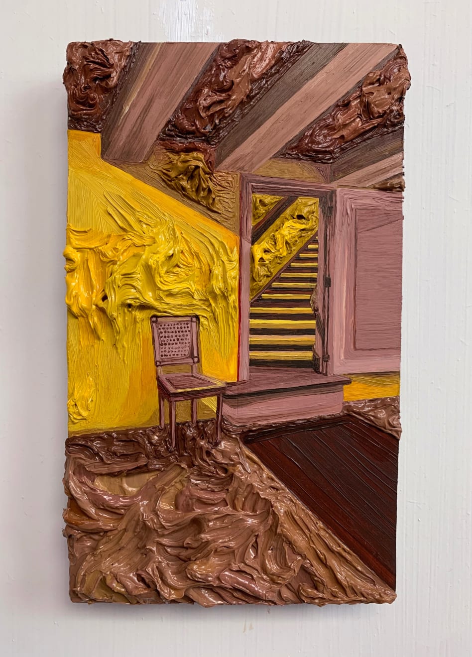 Anna Rocke, Stairway in Yellow, 2023