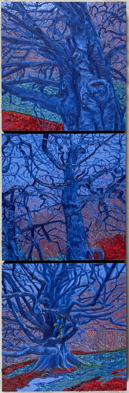 Anna Rocke, Tree triptych, 2022