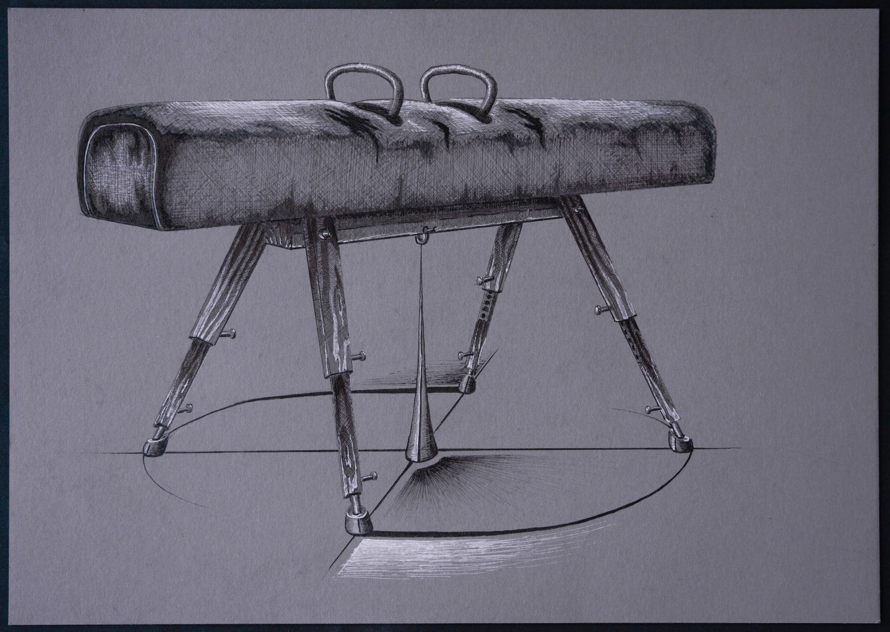 Gus Monday, Sketch for Institutional Performance, 2023