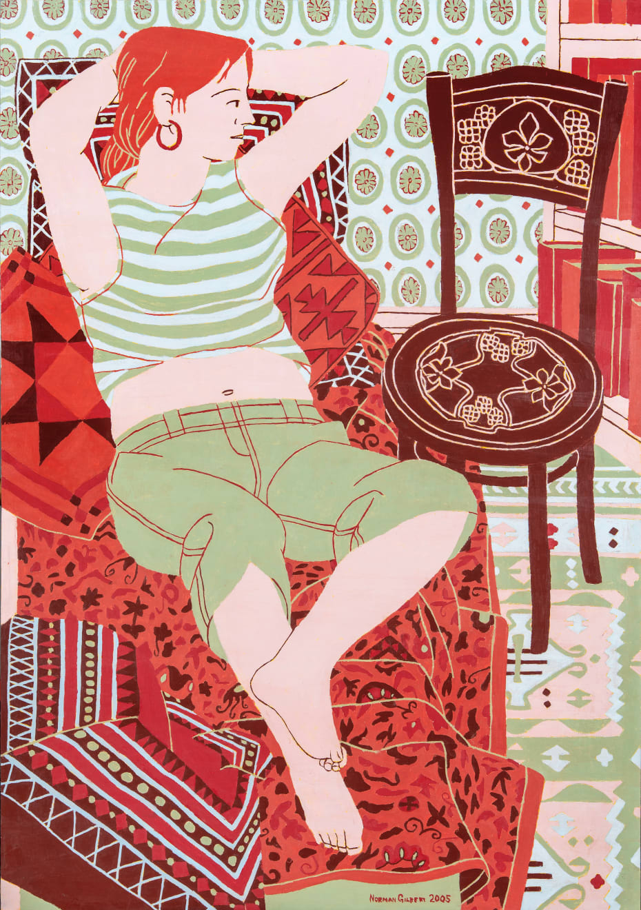 Norman Gilbert, Girl with Upright Chair, 2005