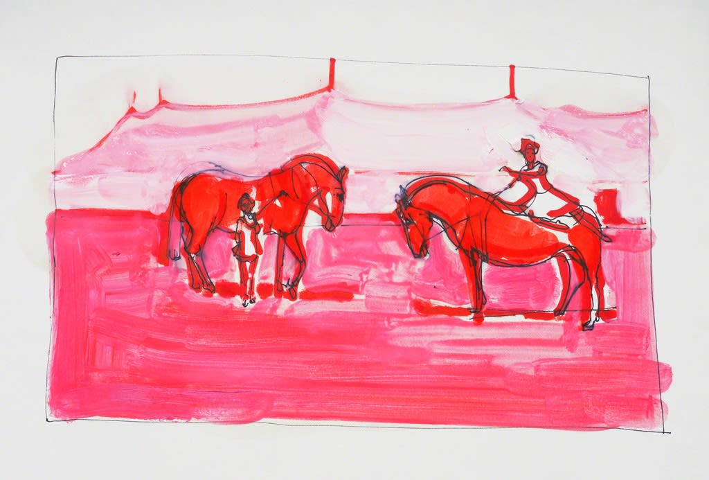 Ilona Szalay, Untitled (Horses), 2016