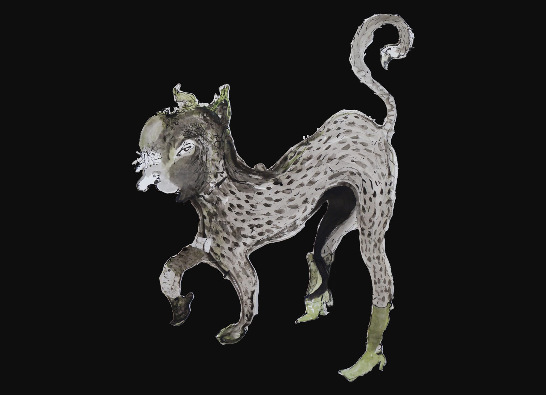 Madeleine Wood, Creature cut-out (Monkey), 2023