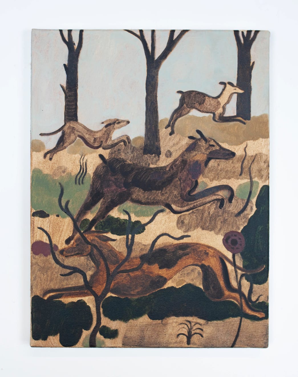 James Owens, After 'The Hunt in the Forest' by Paolo Uccello, 2021