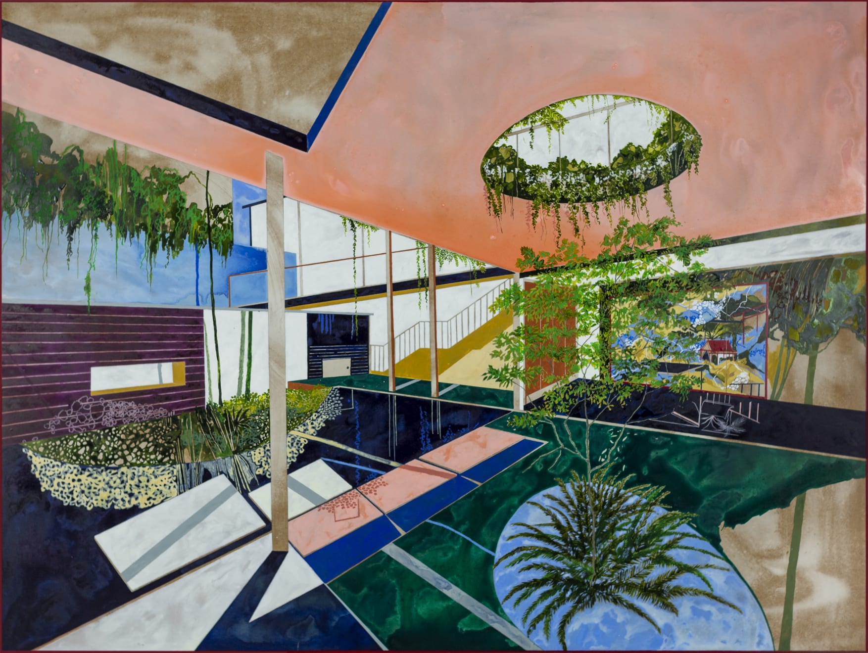 Charlotte Keates, Gossip Grows like Weed in a Summers Meadow, 2019