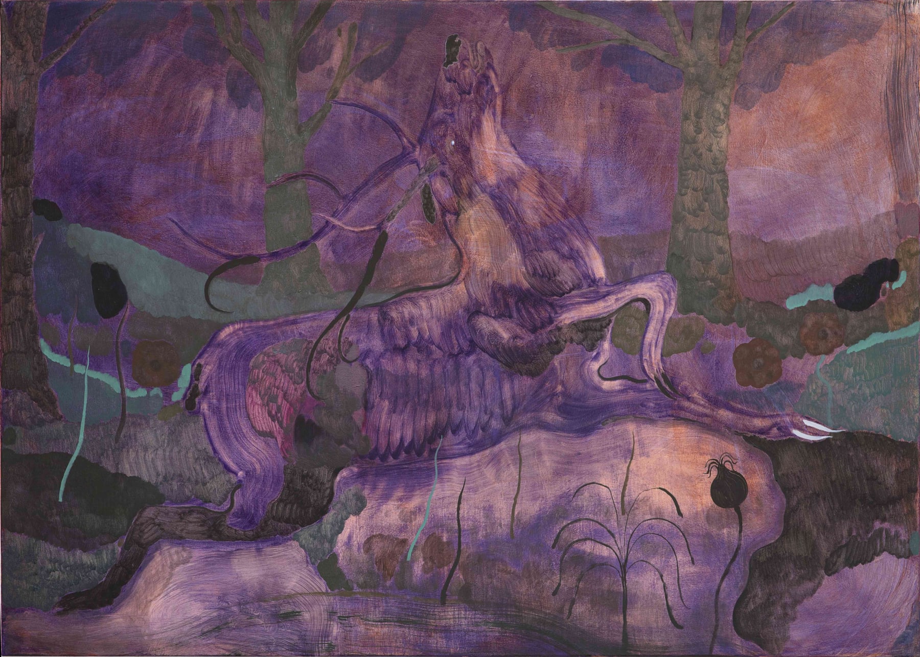 James Owens, After Courbet’s ‘Killing a Deer’, 2021