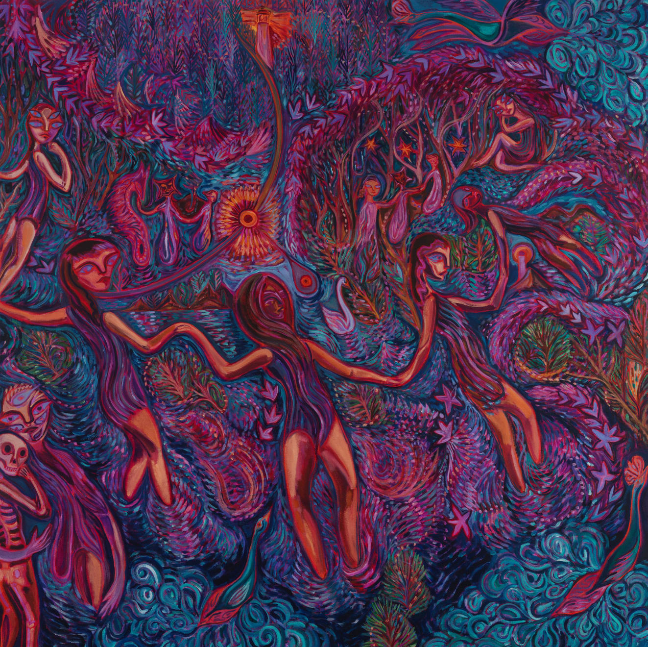 John Abell, The Red Tide (Big Cope Energy), 2022