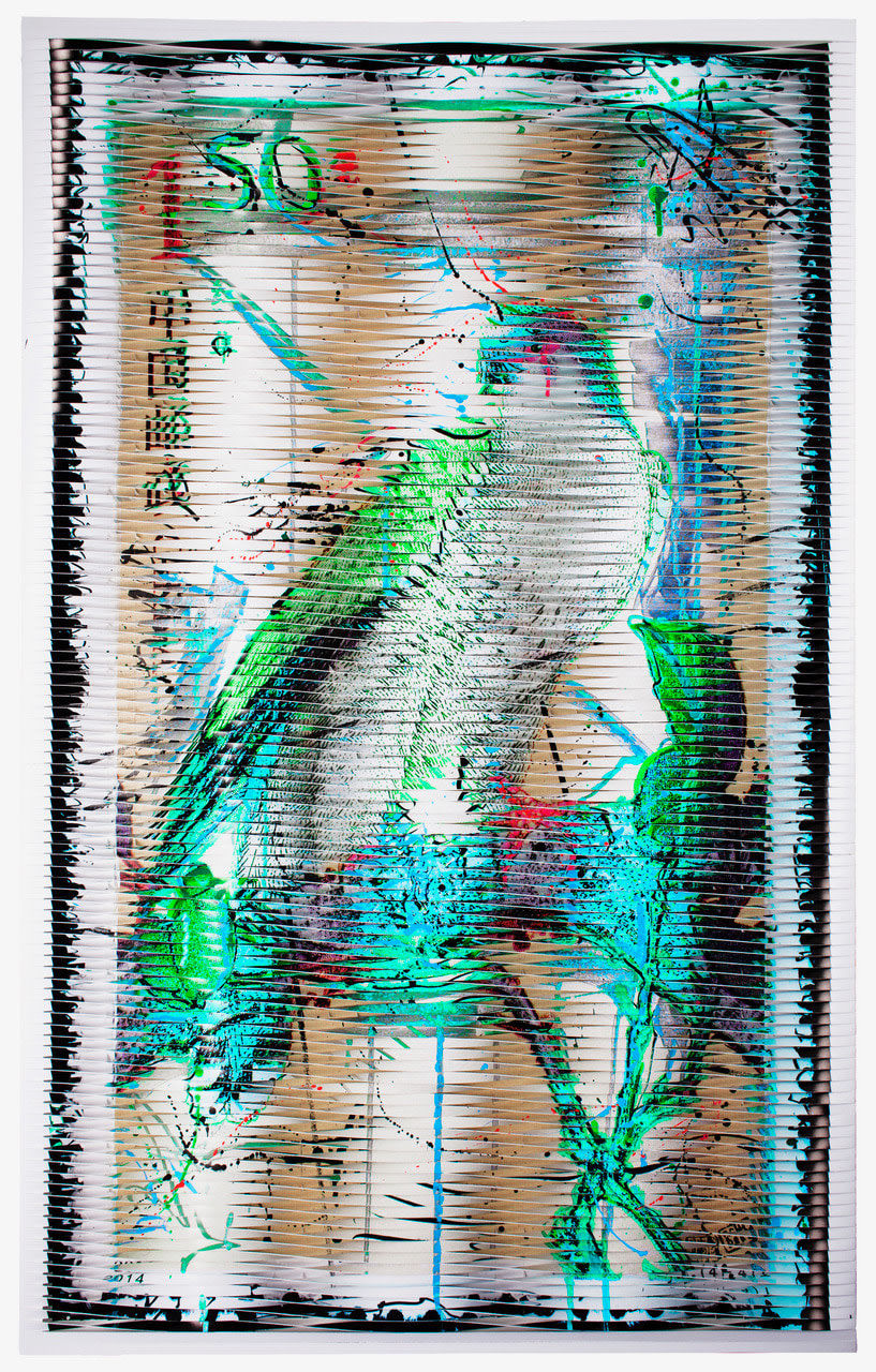 Piers Bourke, Free As A Bird Yellow-Green