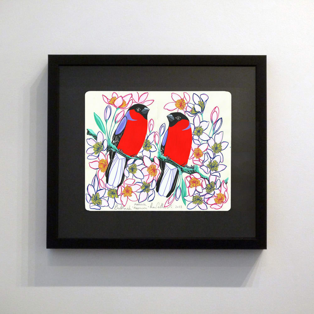 Fran Giffard, Bullfinches and Clematis