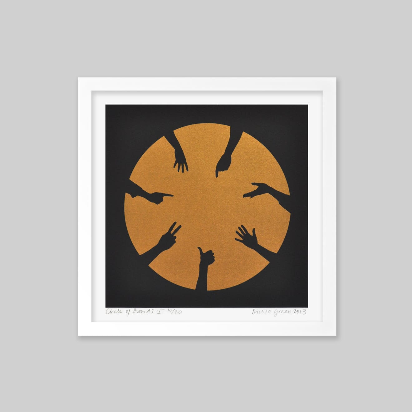 Nicola Green, Circle of Hands I, 2023