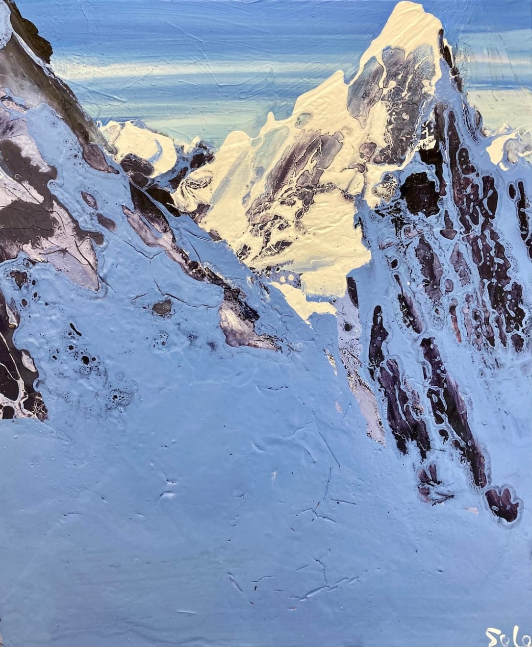 Michael Sole, Alps sketch no.10, 2025