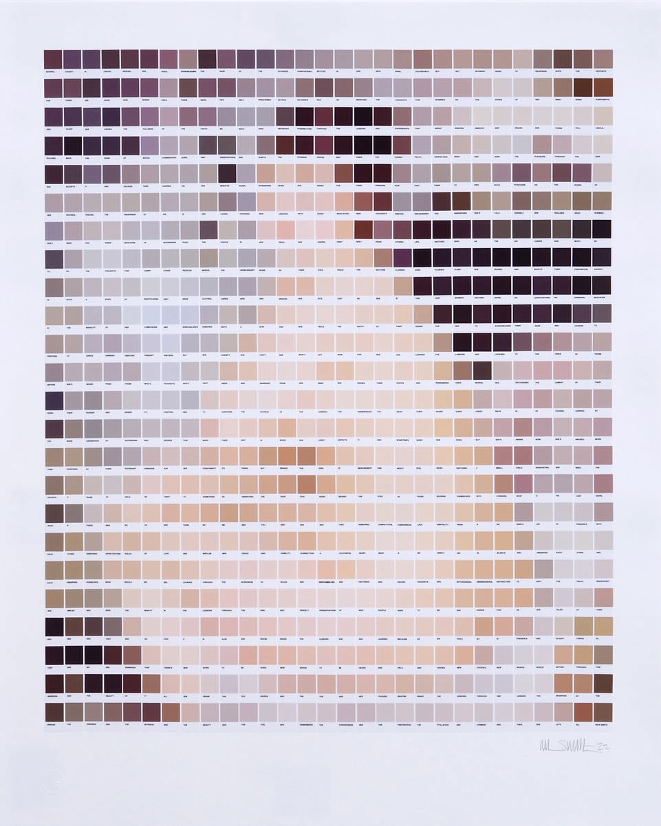 Nick Smith, Nude Seated on Sofa, 2022