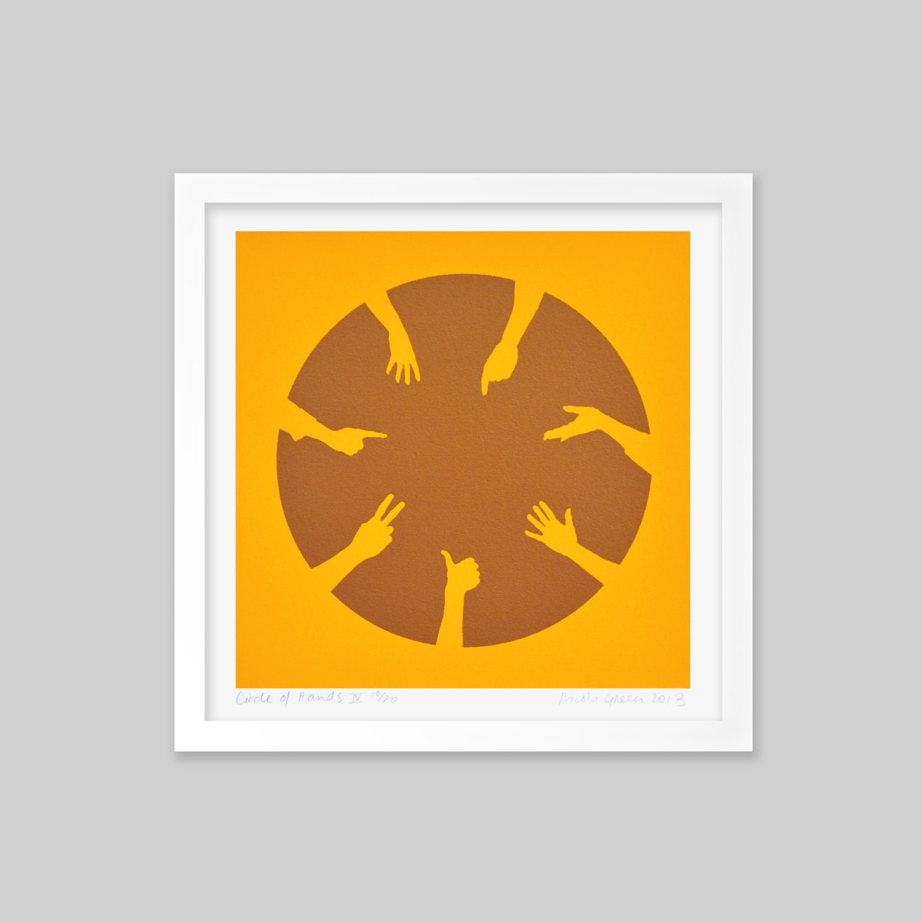 Nicola Green, Circle of Hands IV, 2023