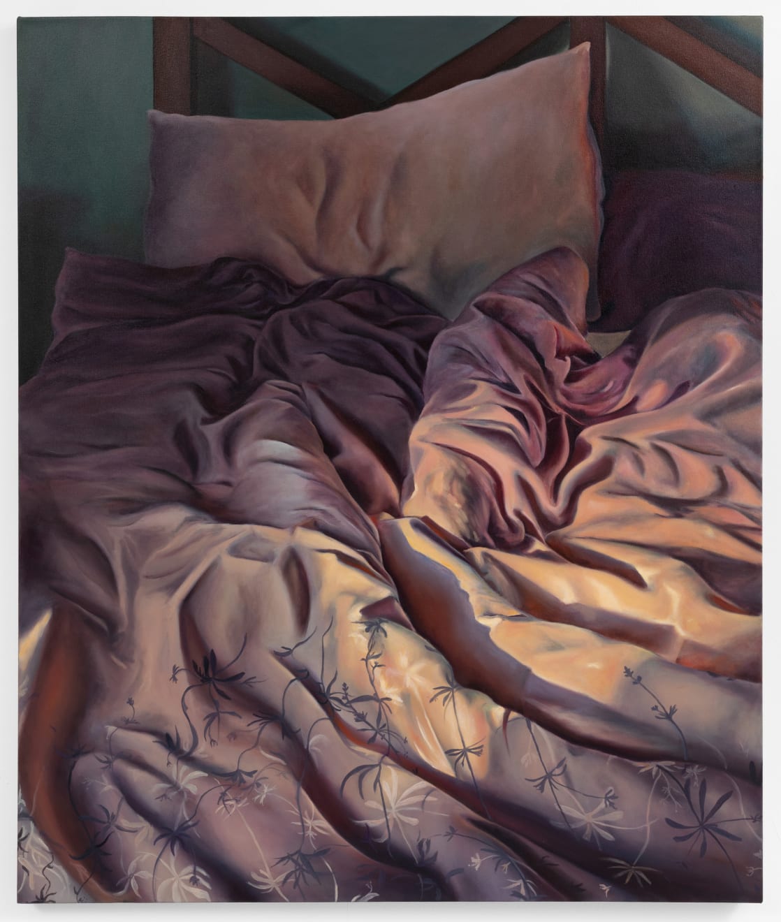 Susanne Baumann, Your soul lingers in the folds softly kissed by the rising sun, 2025