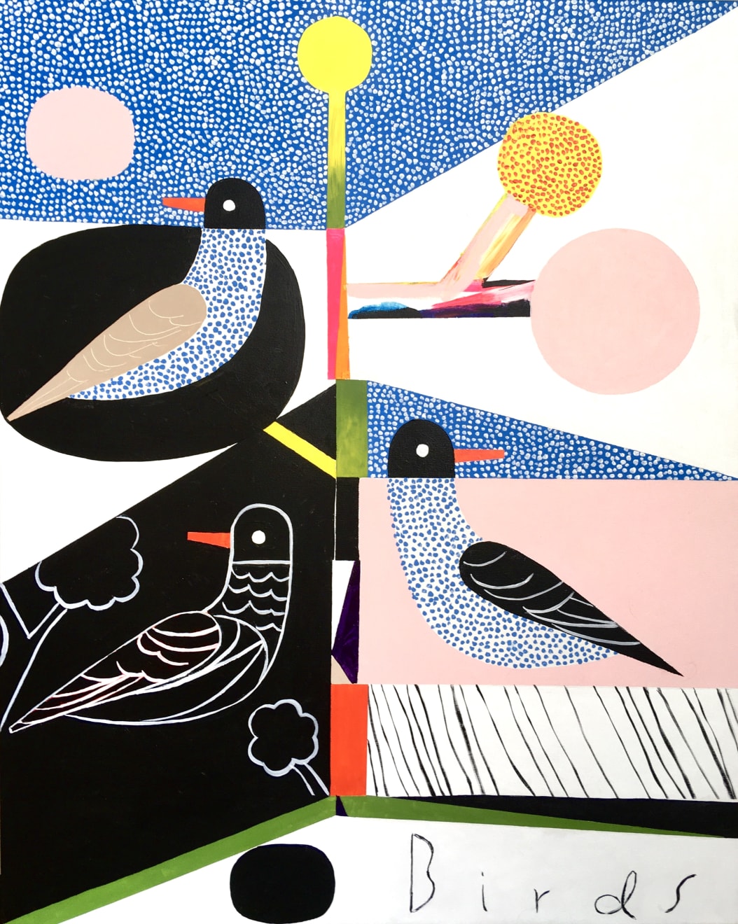 Maria Lundstrom, Birds in Tree, 2021