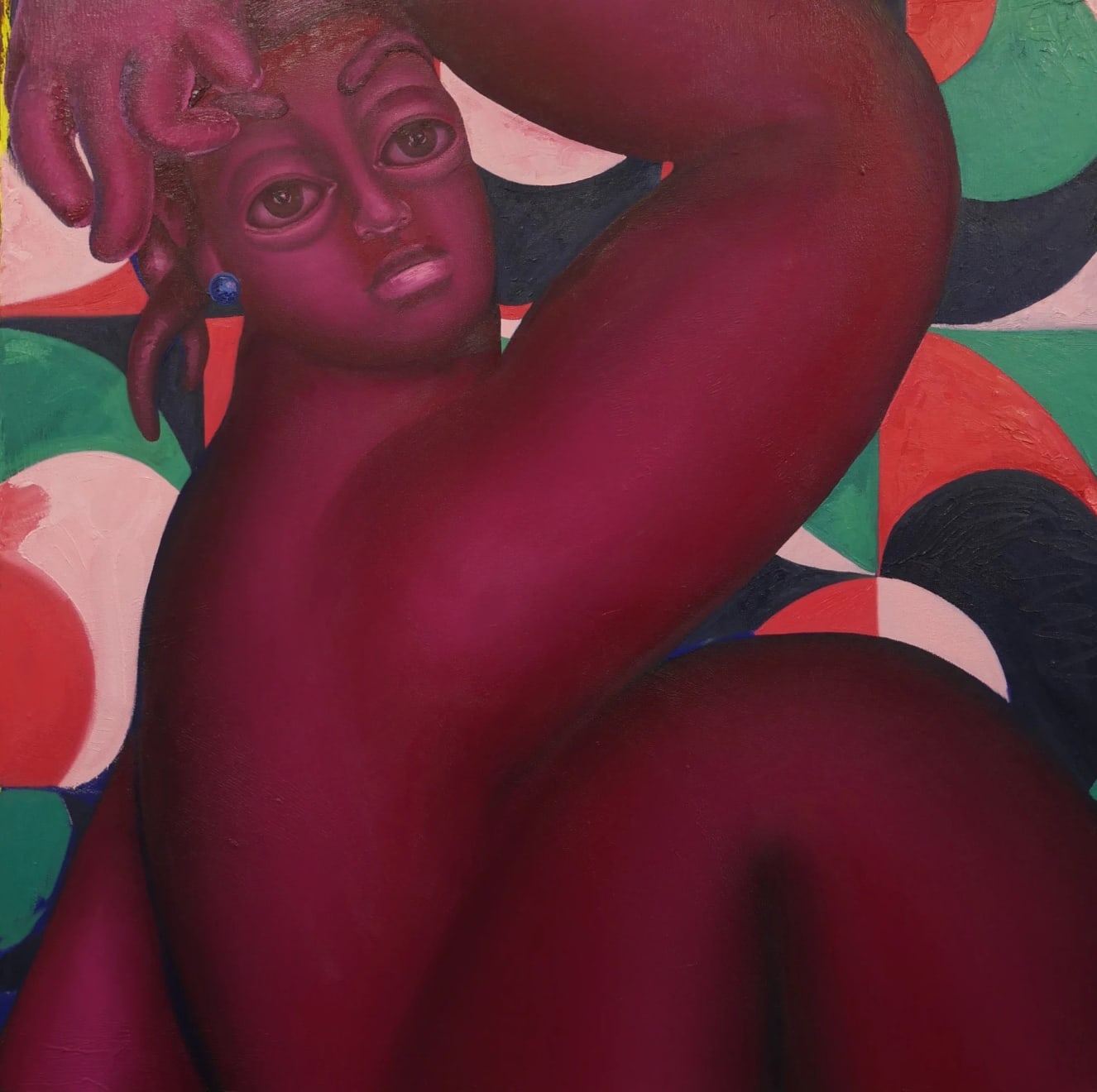 Georgia Dymock, Pulling Eyebrow, 2022