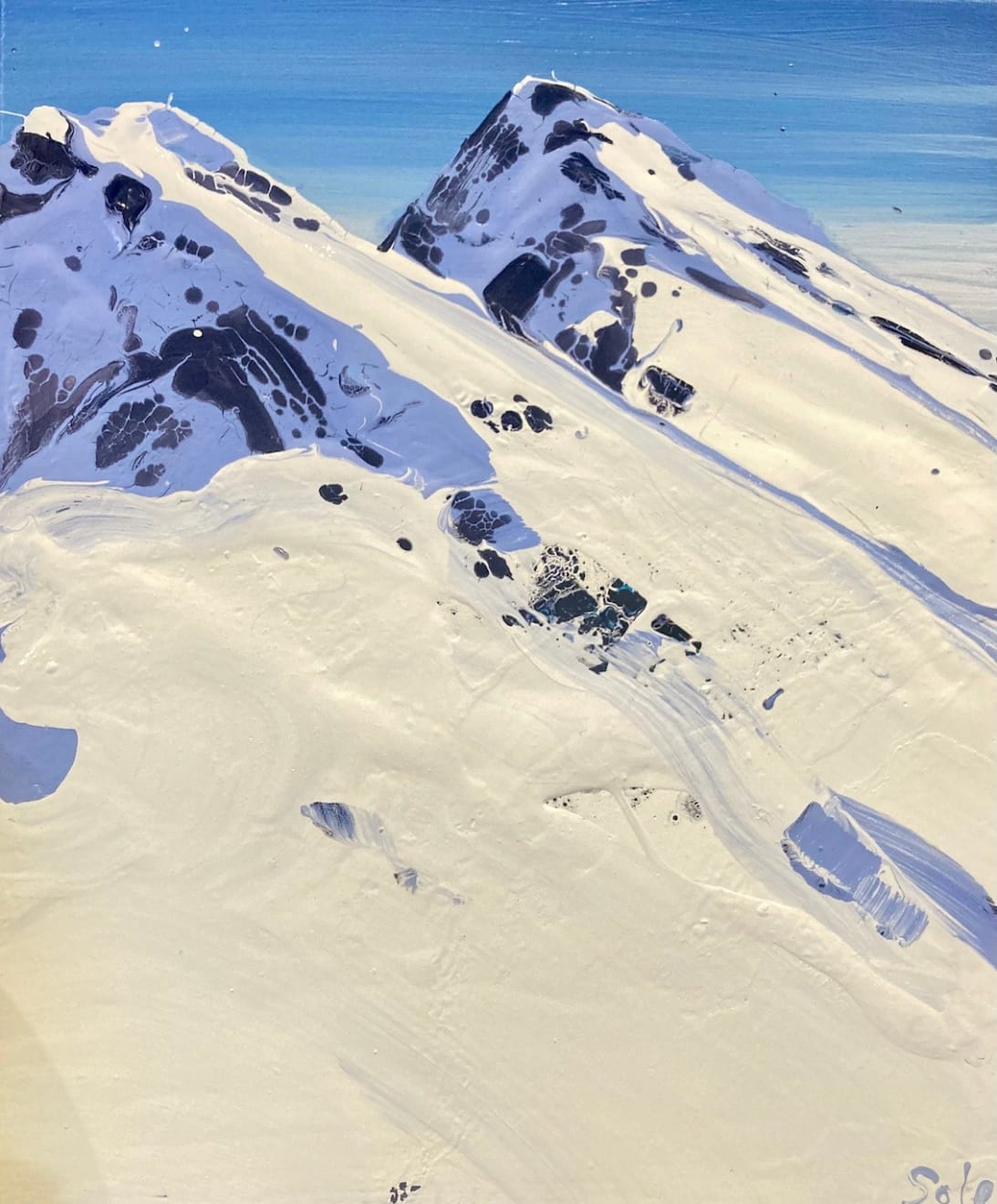 Michael Sole, Alps sketch no.12, 2025