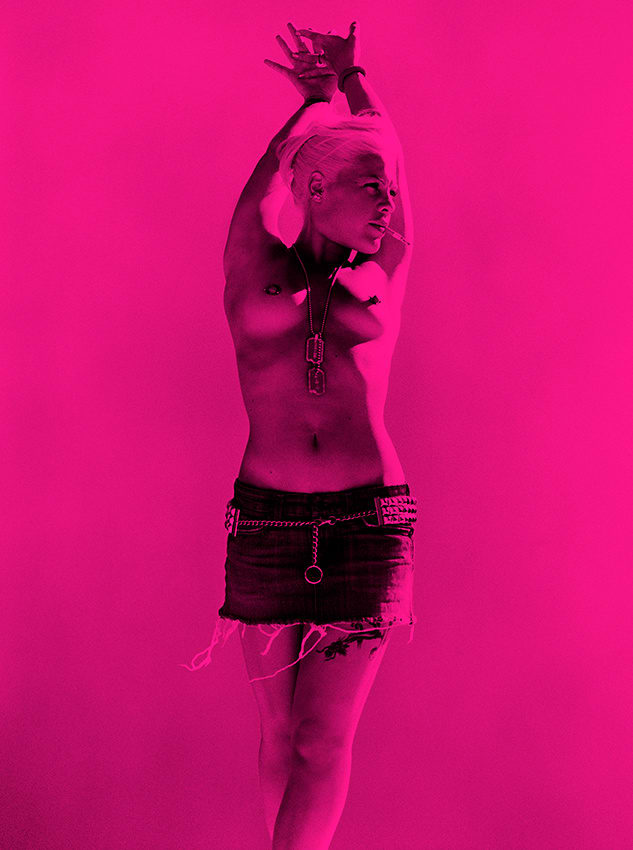 Bryan Adams, Pink, Arms Up With A Ciggie, New York, 2006