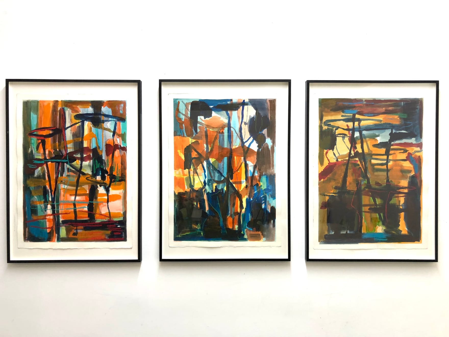Mark Wright, Borgese (triptych), 2024