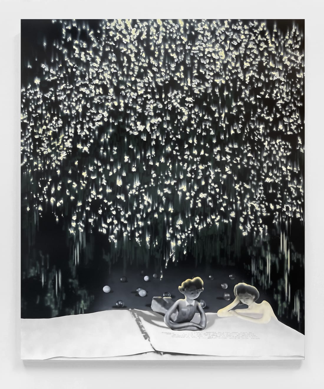 饶维懿 Rao Weiyi, 夜读 Read at night, 2024