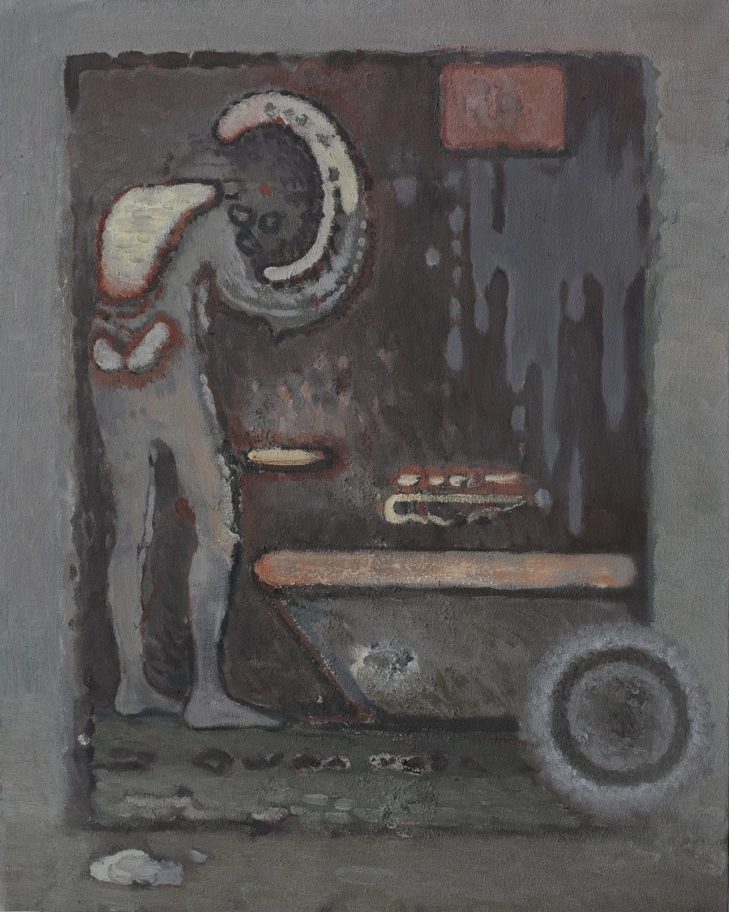 吉磊 Ji Lei, 浴室里的卡夫卡No.1 Kafka In the Bathroom No.1, 2017