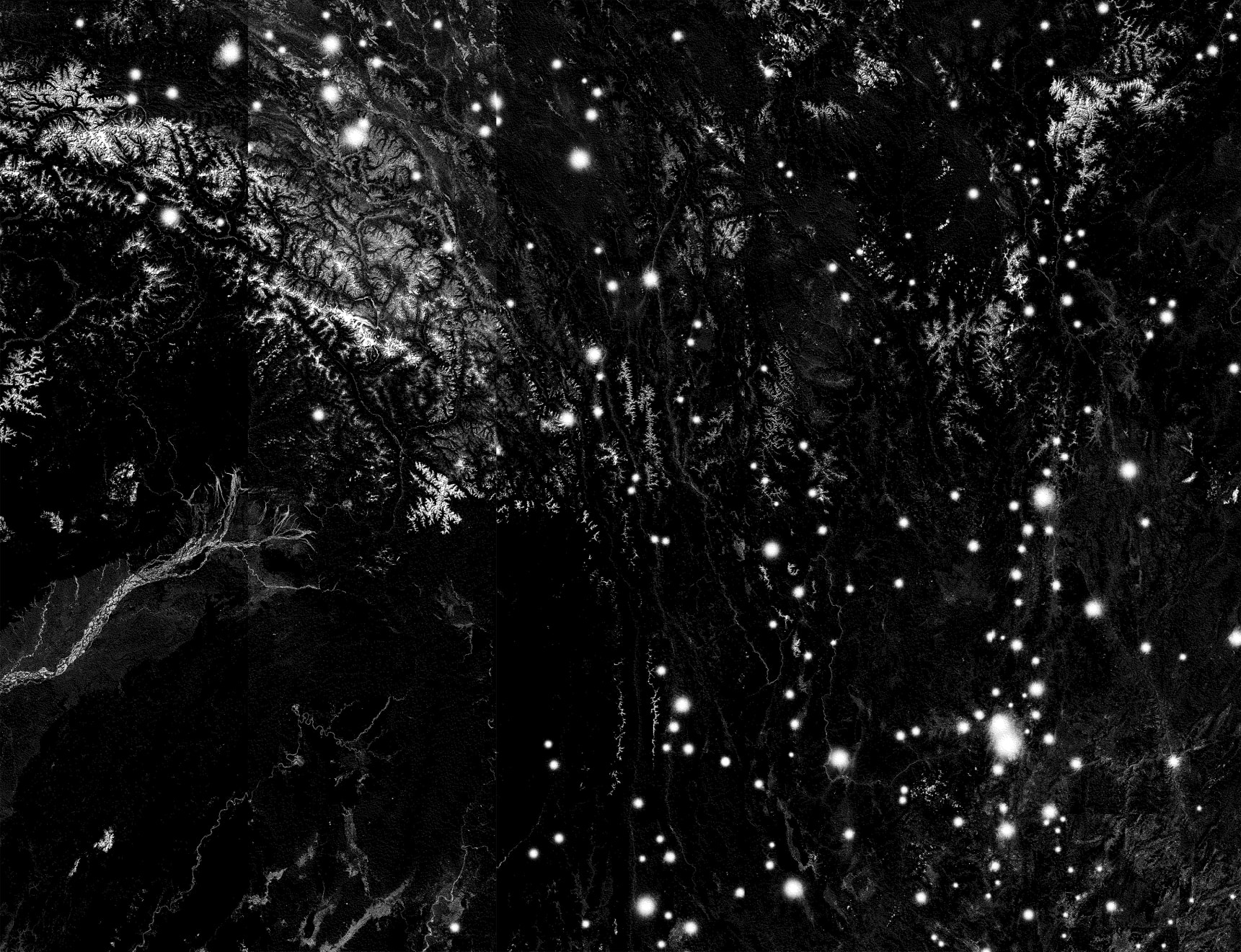 陈萧伊 Chen Xiaoyi, 横断地星图 A Star Atlas from Hengduan's Core, 2022