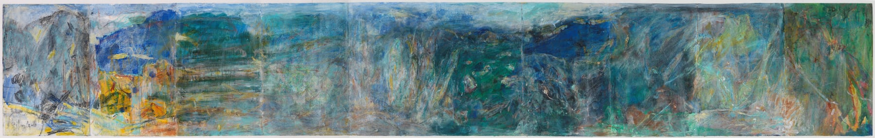 漆澜 Qi Lan, 通景卷(二)如此江山 | Scenic Illusion Painting Roll (2), 2014-2018