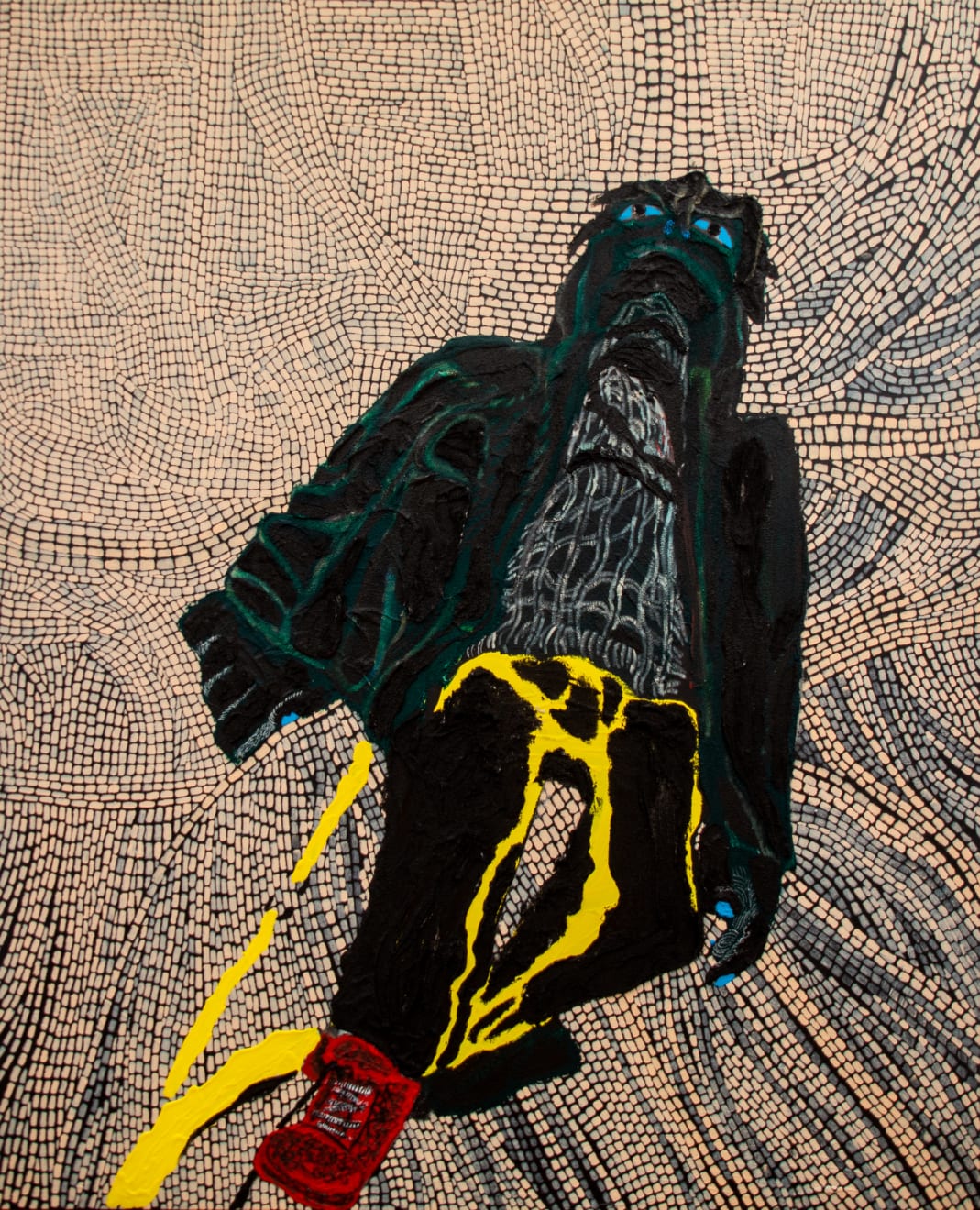 Artist Xiong Haoqi depicts a character Morgana from games.