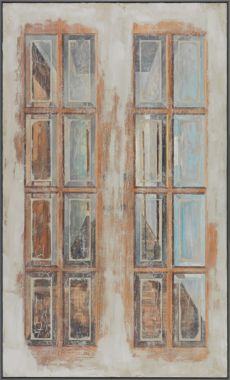 郑云瀚 Zheng Yunhan, 走廊对开门 French doors to the hallway, 2020-21