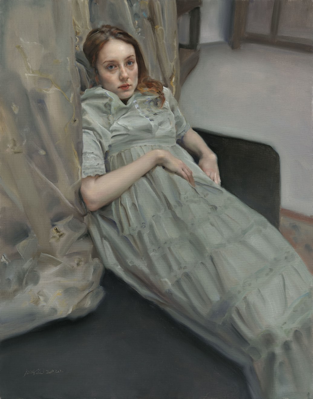 庞茂琨 Pang Maokun, 斜倚的妮娜 No.2 Reclining Nina No.2, 2020