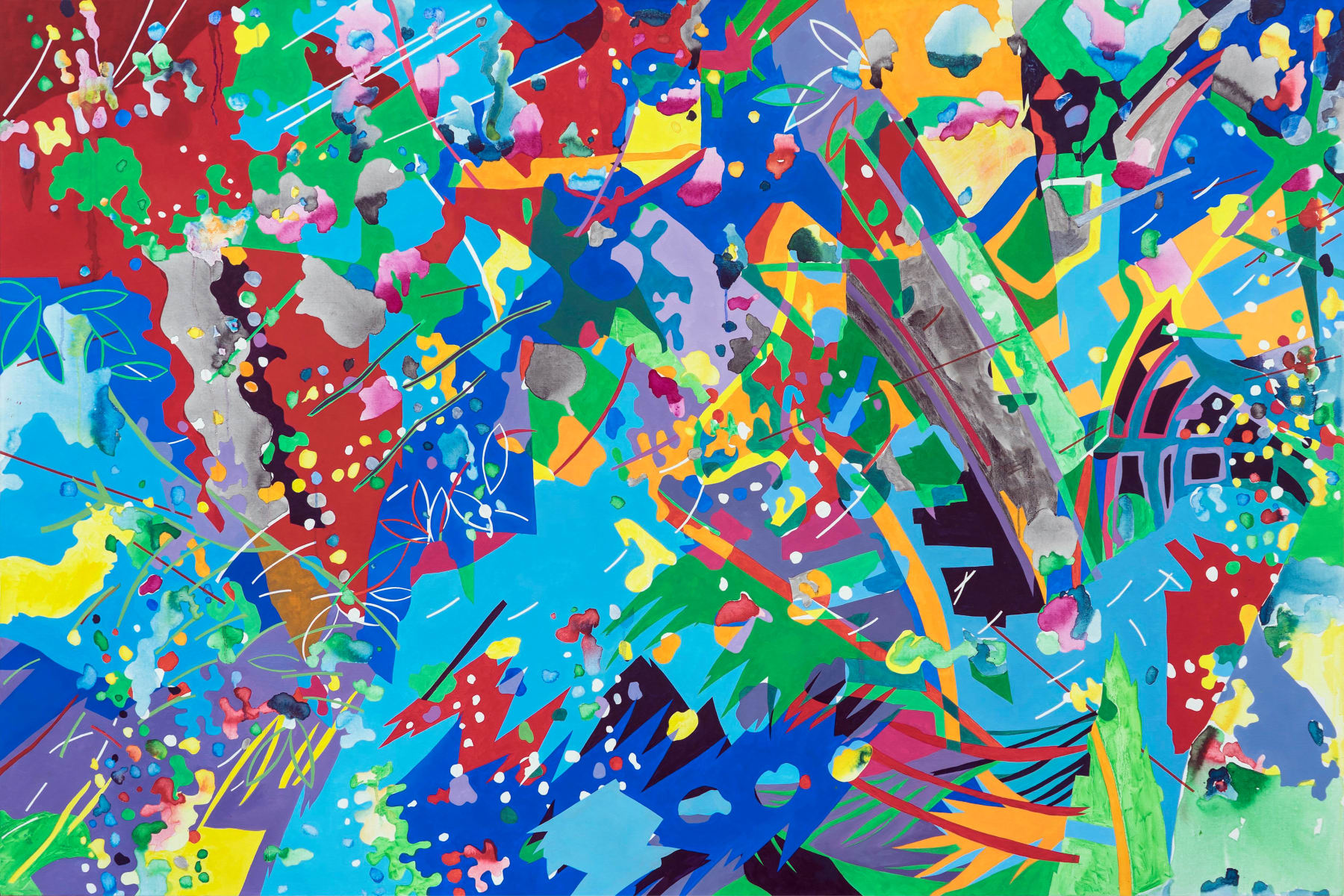 毕蓉蓉 Bi Rongrong, 小说景观－重叠的织物二 | Fiction Landscape－Overlapping Fabric No.2 , 2016