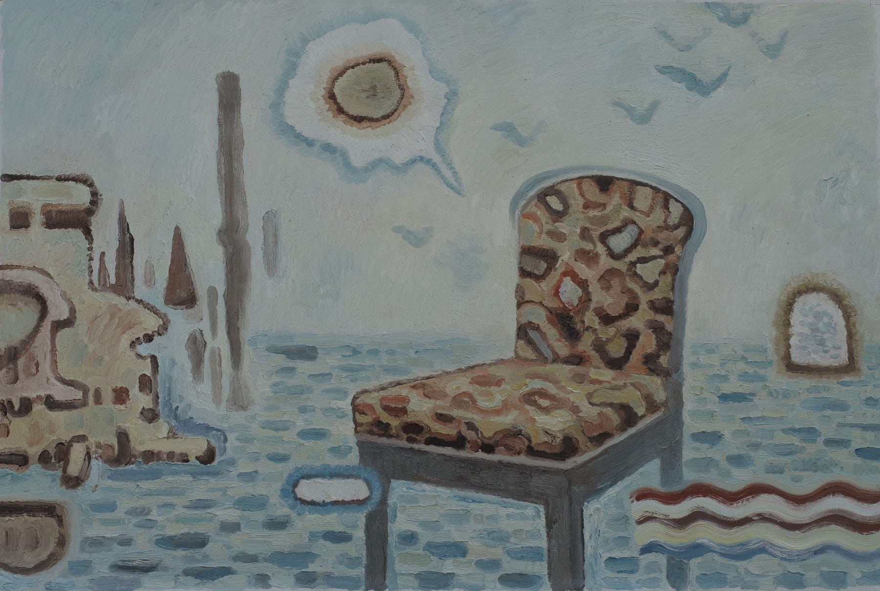 吉磊 Ji Lei, 室内无边 No Side in the Room, 2017