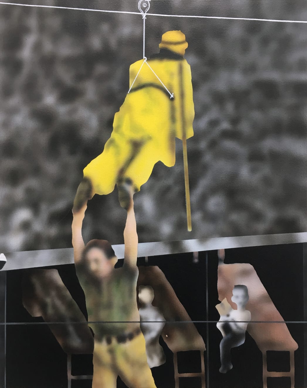 饶维懿 Rao Weiyi, 落水猴 Drowing Monkey, 2019