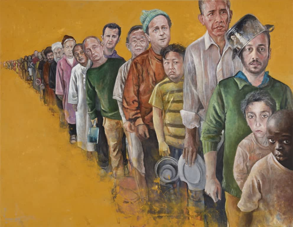 Abdalla Al Omari, The Queue, 2016