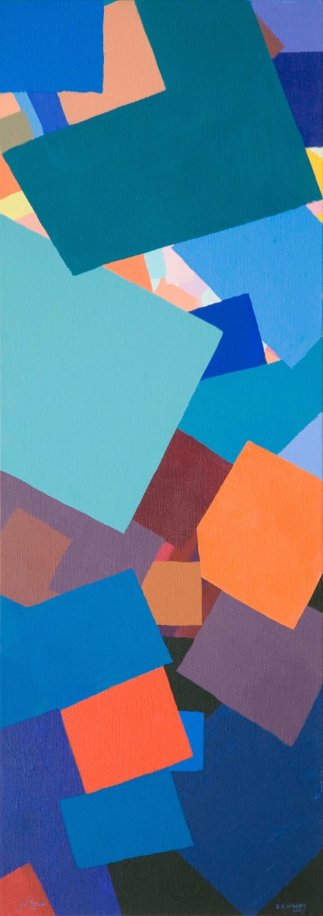 Samia Halaby, Outside Inside, 2014