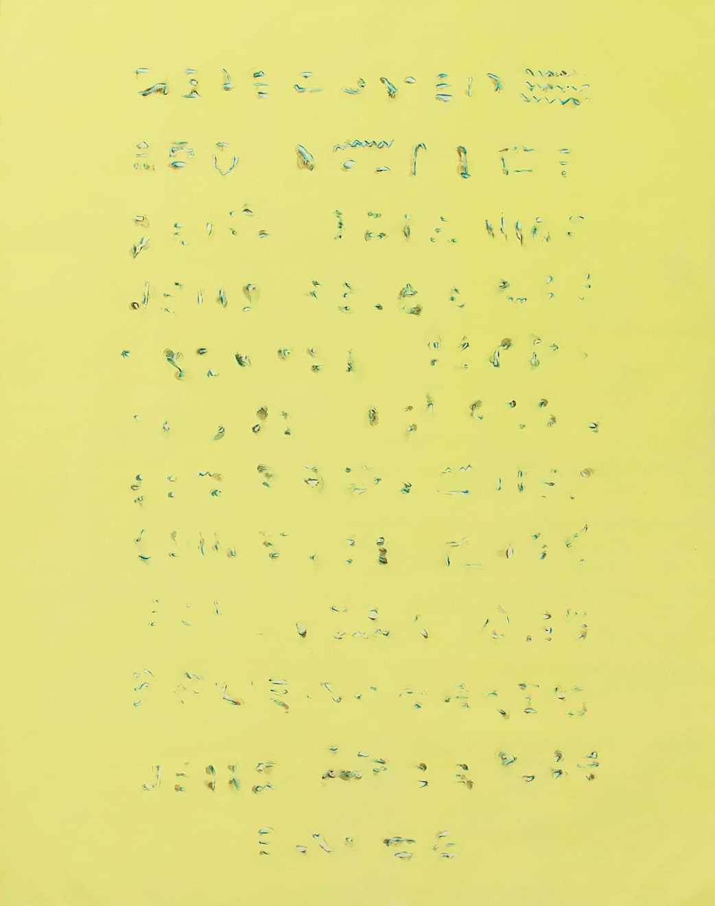 Jean Boghossian, Untitled from Abstract Calligraphy series, 2017