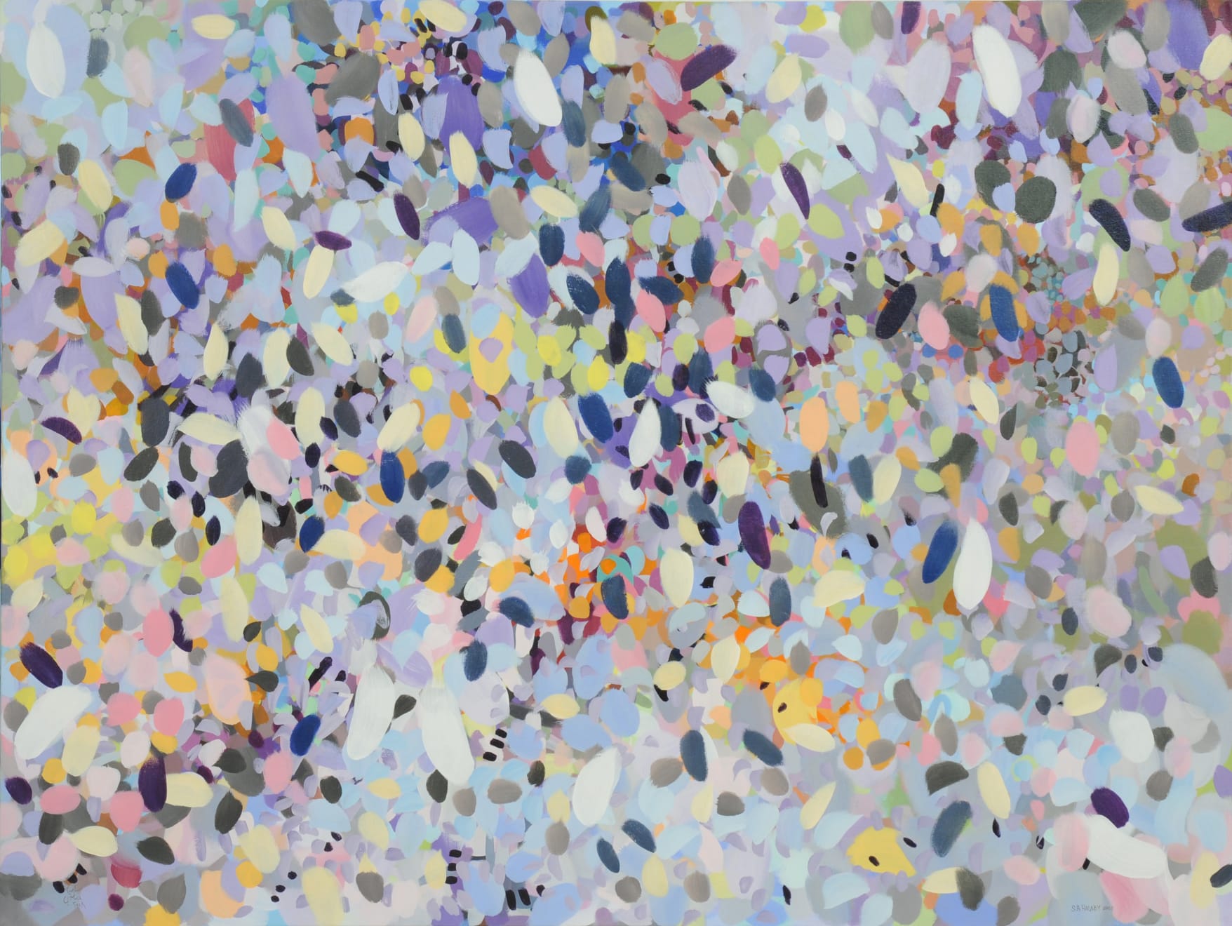 Samia Halaby, Constructivist Student, 2008