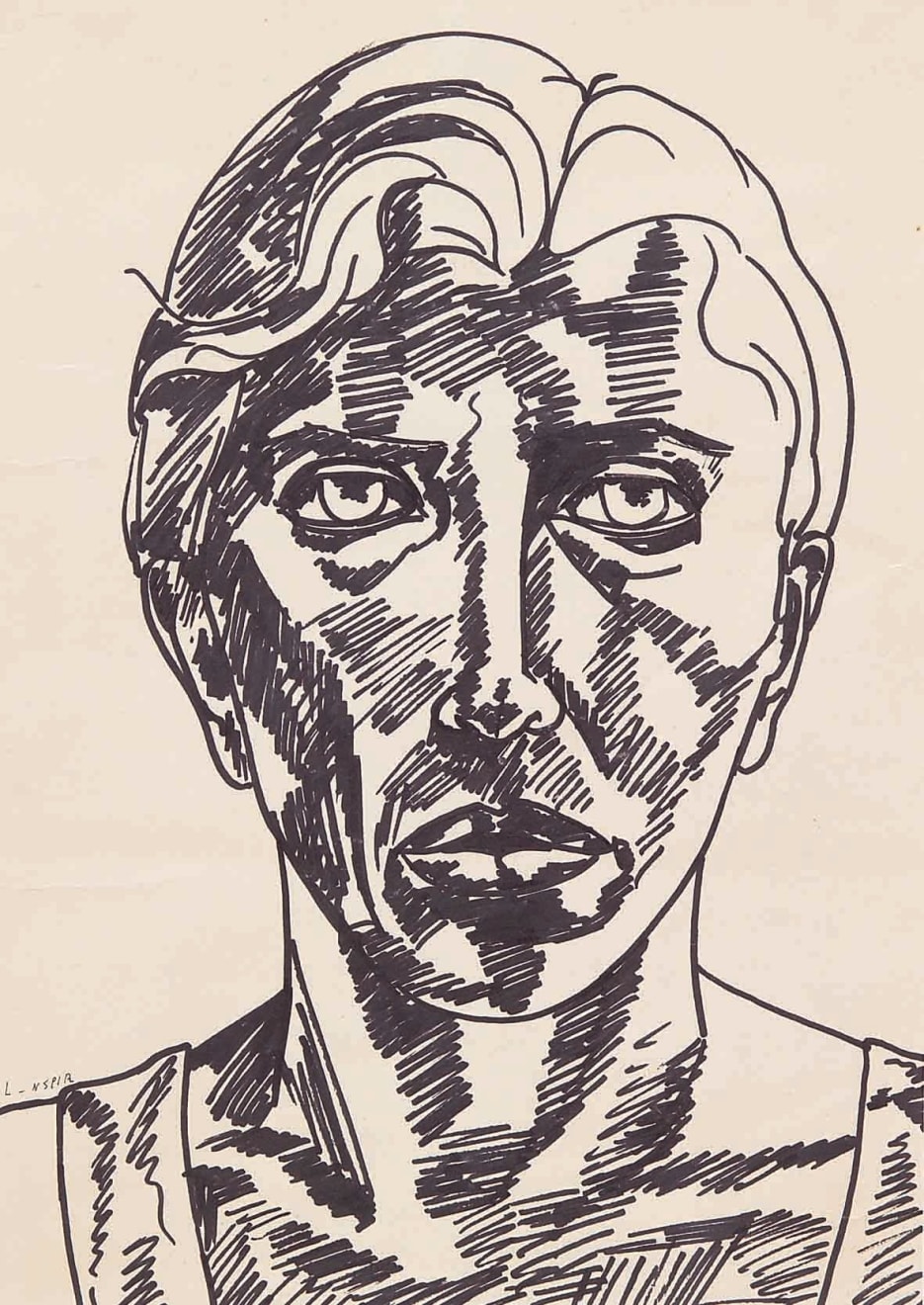 Leila Nseir, Self Portrait, 1980