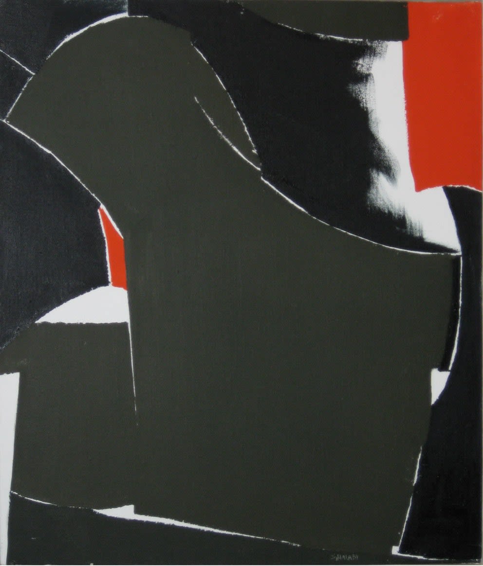Samia Halaby, Small Marca Relli, 1965