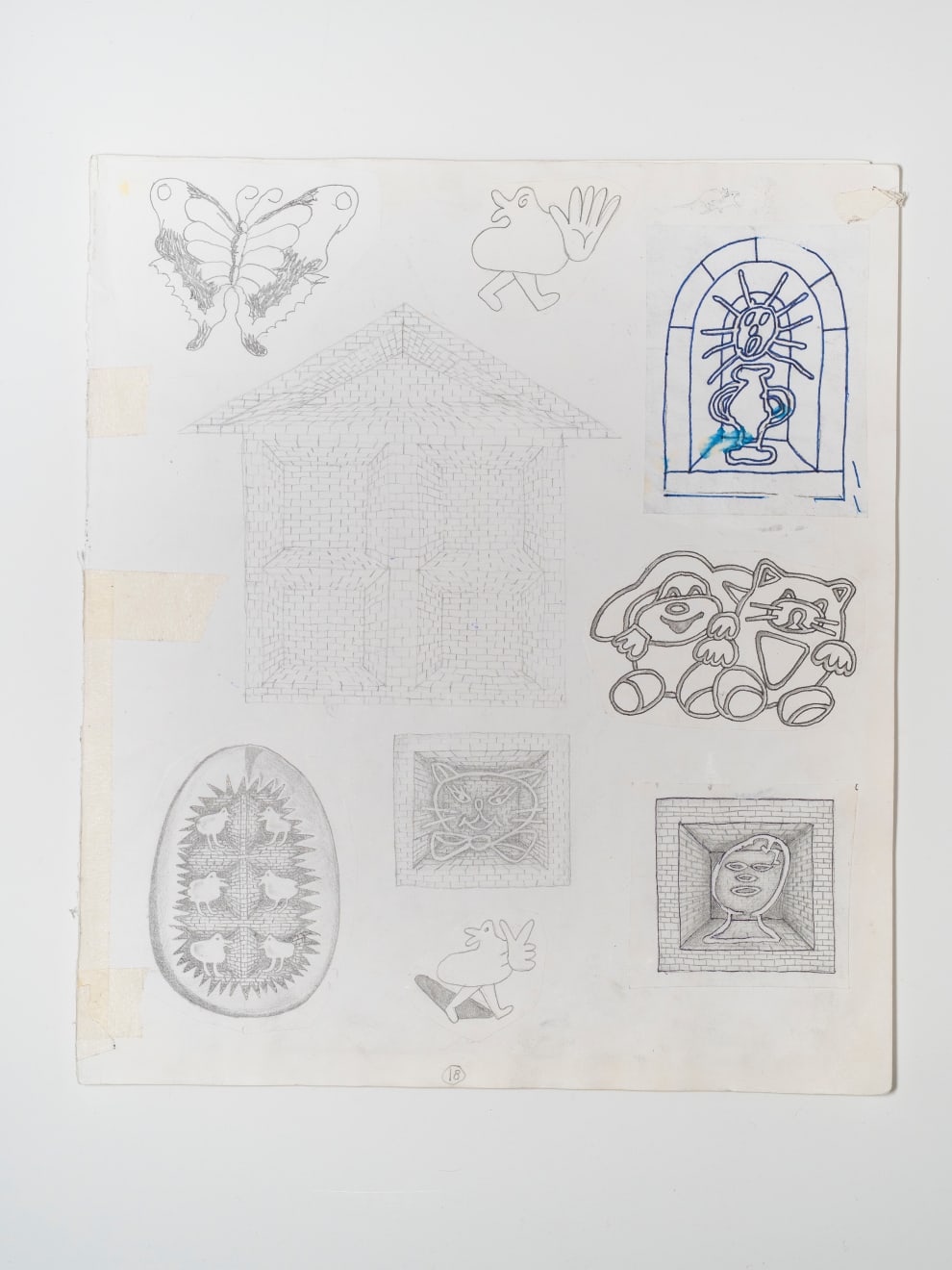James Cooper, Sketchbook Pages 18 ~ 19, 2023