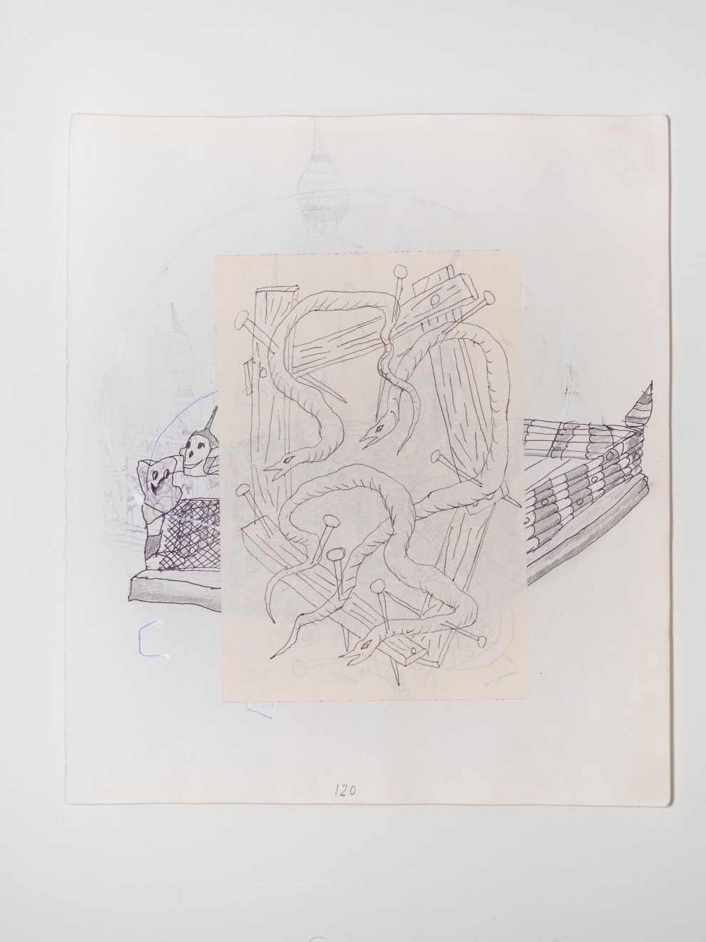 James Cooper, Sketchbook Pages 120 ~ 121, 2023