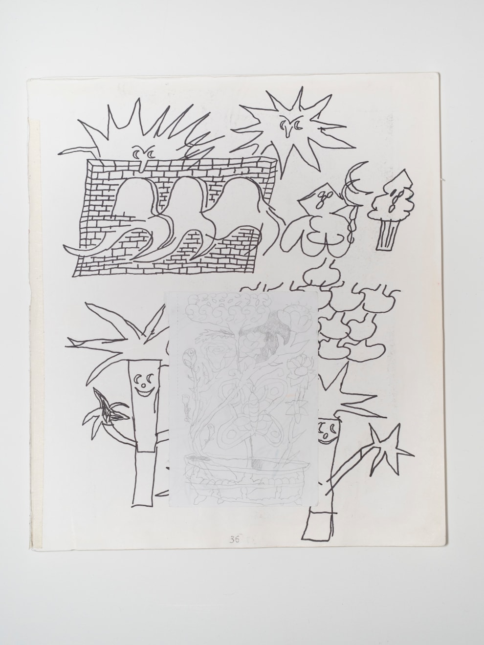 James Cooper, Sketchbook Pages 36 ~ 37, 2023