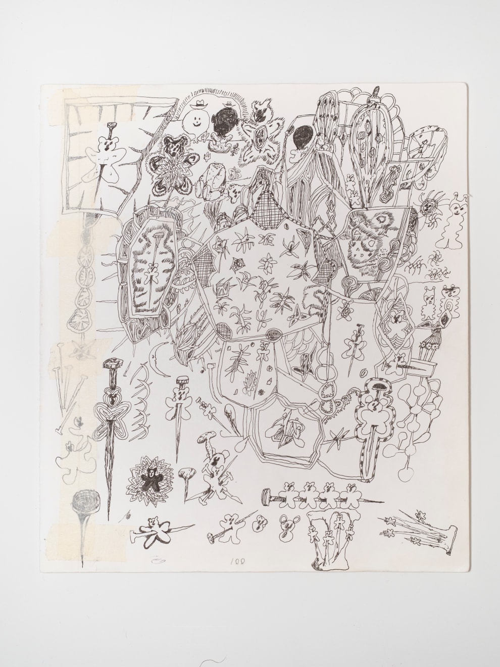 James Cooper, Sketchbook Pages 100 ~ 101, 2023