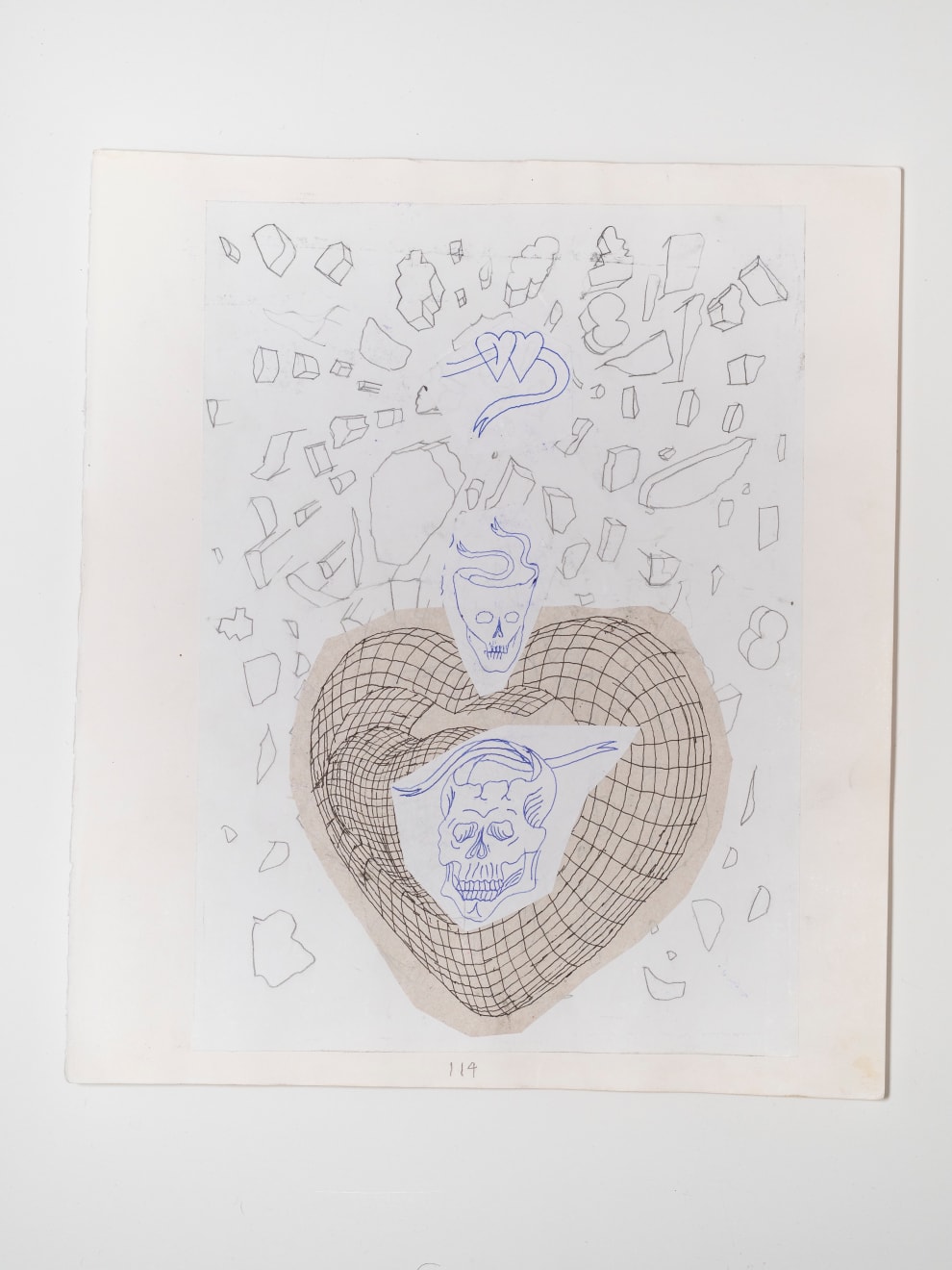 James Cooper, Sketchbook Pages 114 ~ 115, 2023