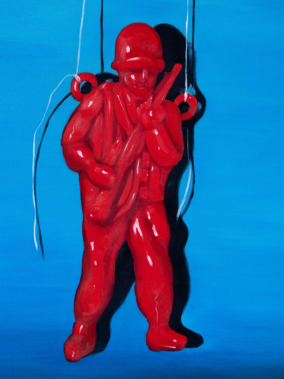 Heath Nock, Red Soldier and Cloud, 2023