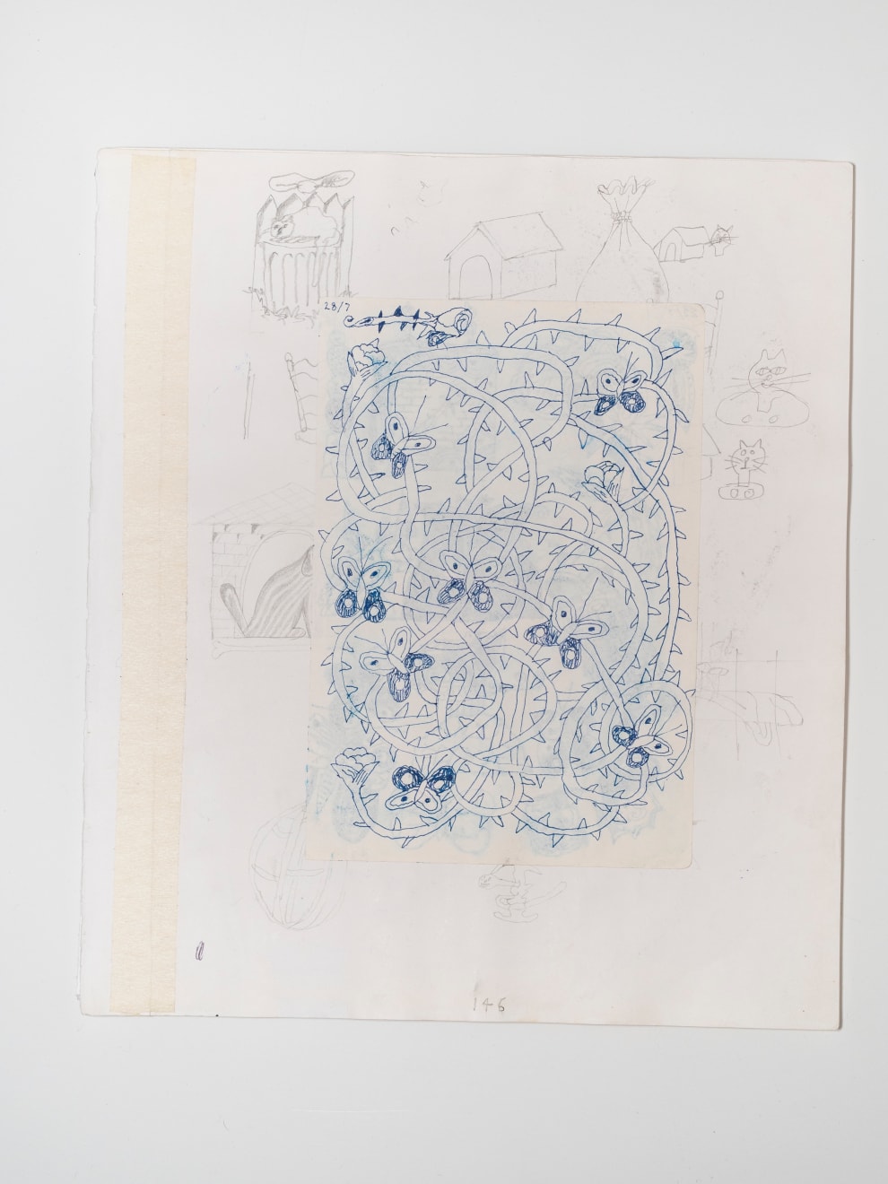 James Cooper, Sketchbook Pages 146 ~ 147, 2023