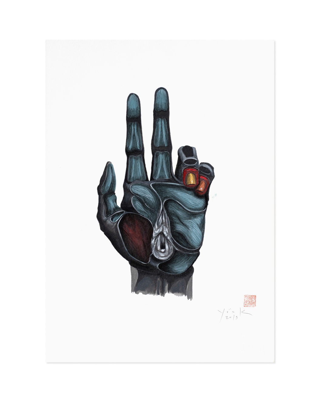 Yusk Imai, Alterated Memory (Palm Holy Mark), 2013